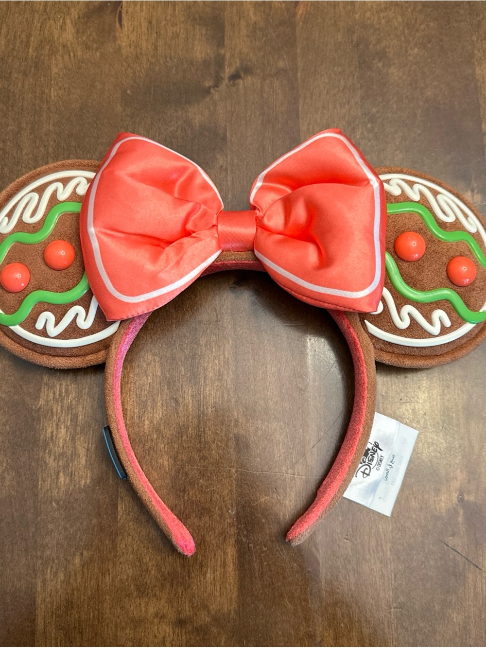 Disney Parks Eats Gingerbread Minnie Mouse Ear Headband